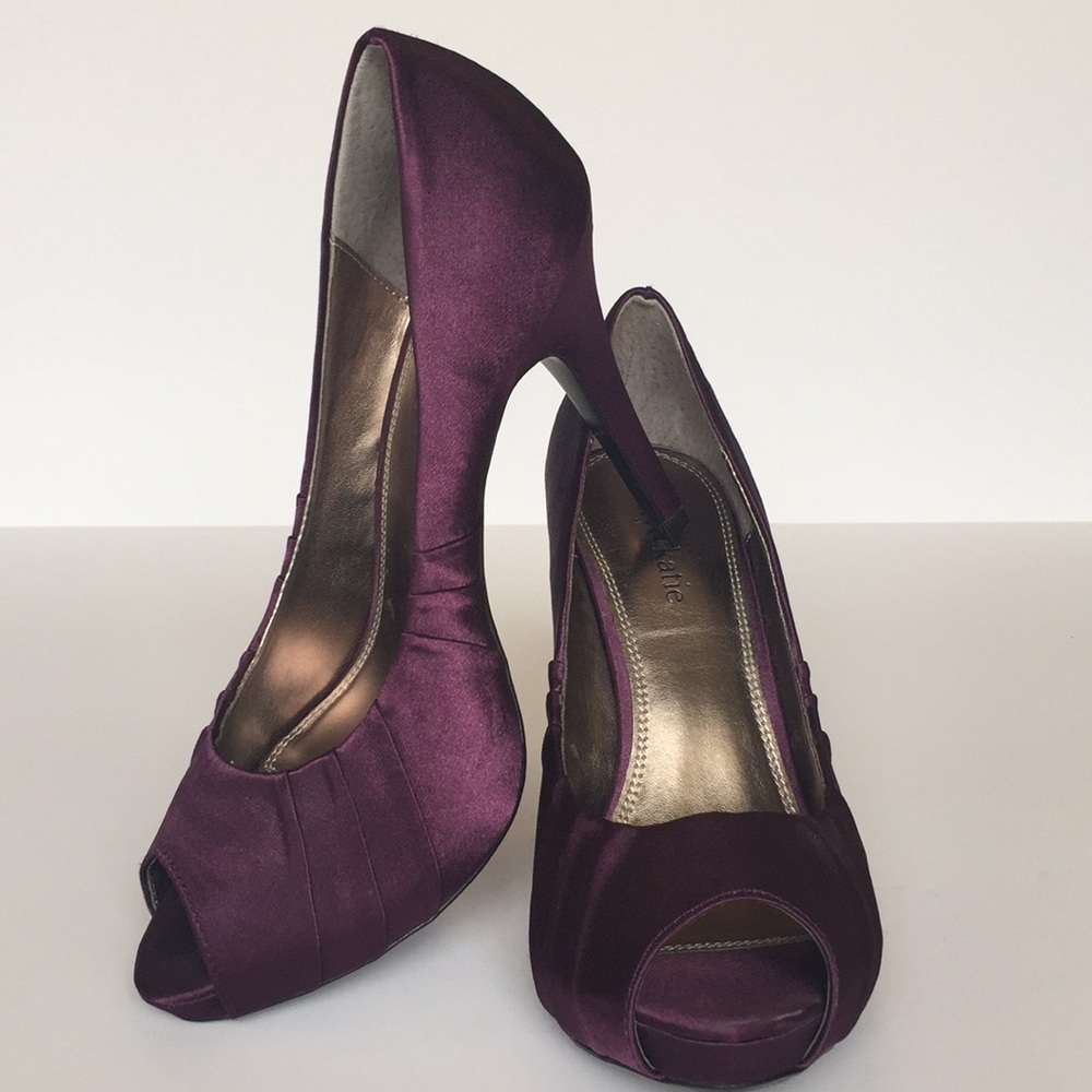Kelly & Katie Satin Heels